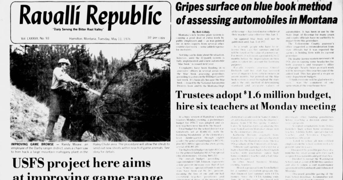 On this day 50, 25 years ago: USFS starts project to help game animals, diabetes rates spike