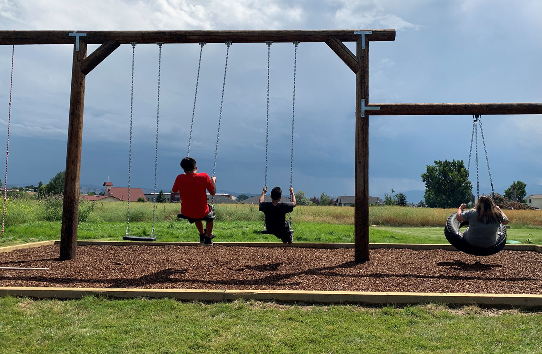 Youth store swing set