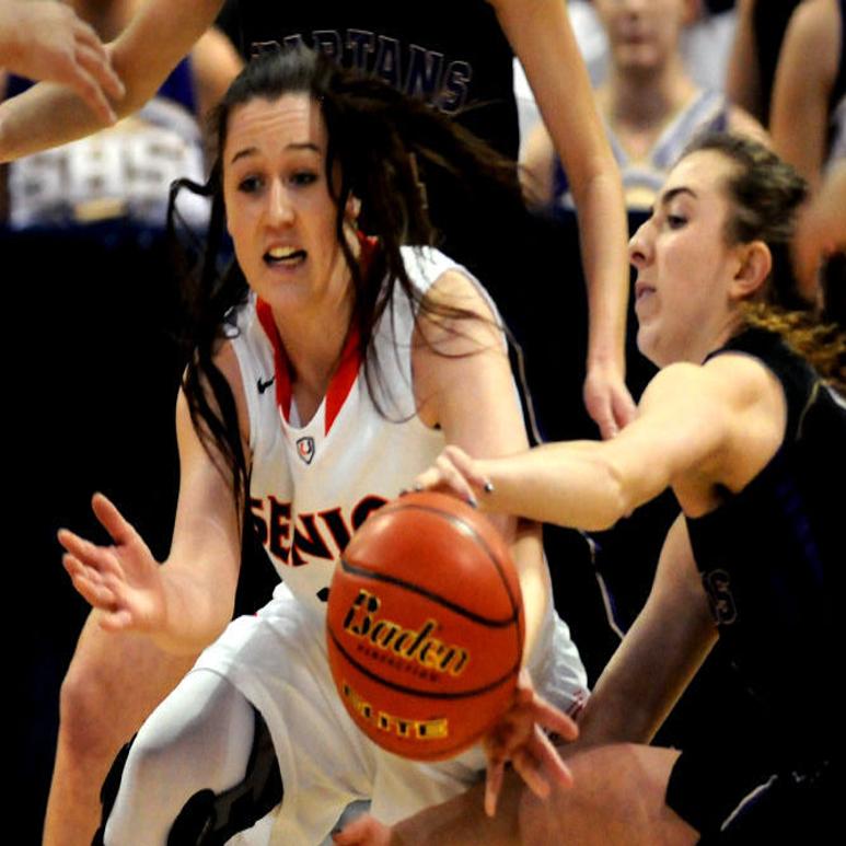 State Aa Girls Basketball Sentinel Surges Past Senior In First