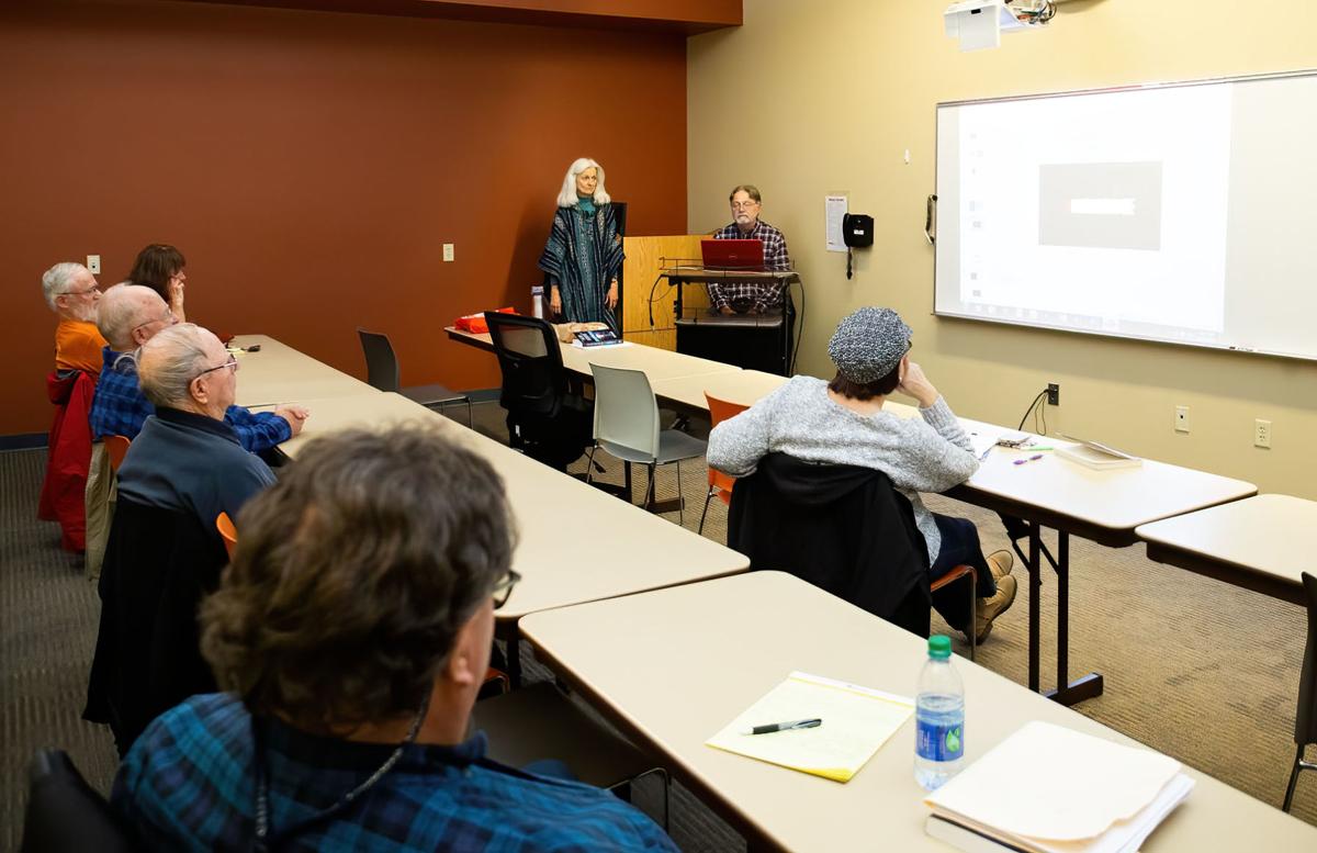 Dr. Richard O'Connor and Dr. Joan Bird teach a continuing education course
