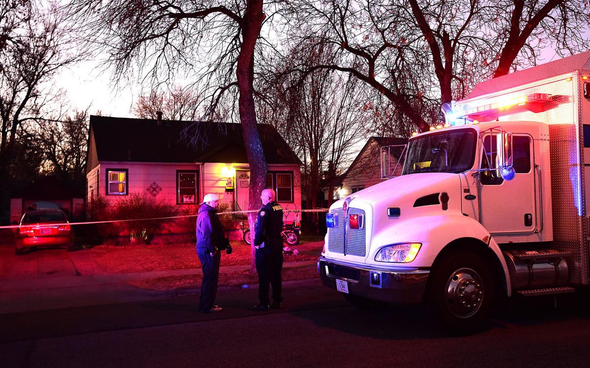 Shooting scene on Wyoming Avenue