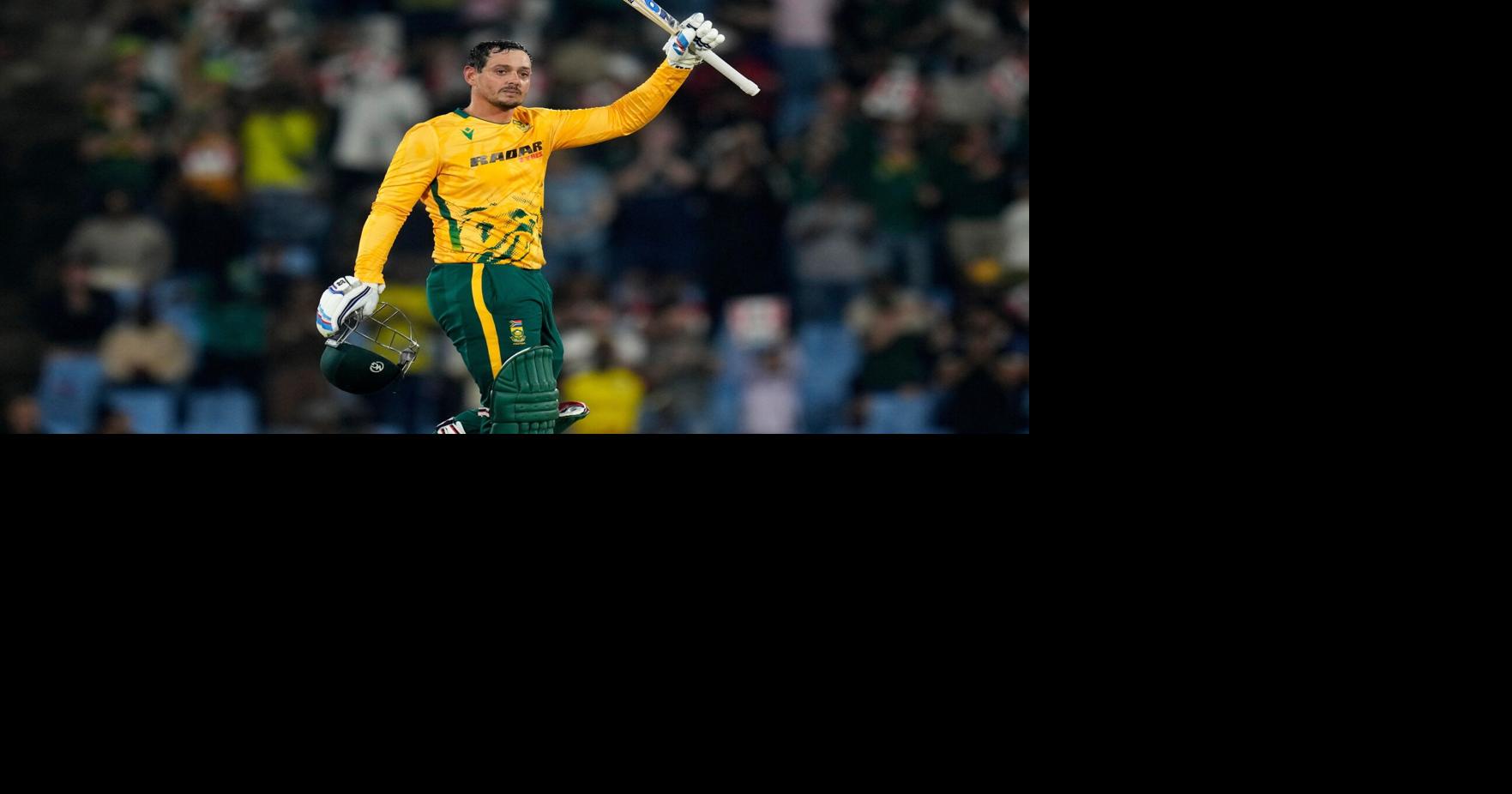 De Kock hundred in his 100th T20 leads South Africa to series win over West Indies