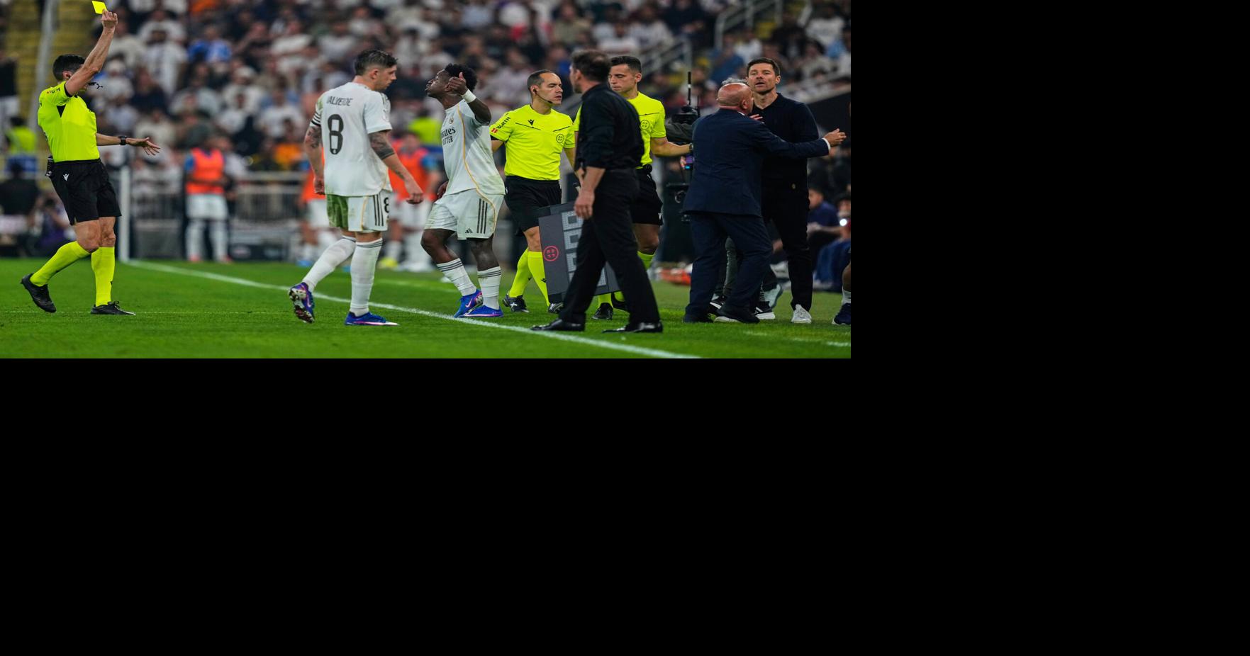 Simeone apologizes to Vinícius and Real Madrid president after heated Super Cup clash