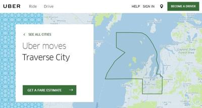 Uber Launches In Traverse City