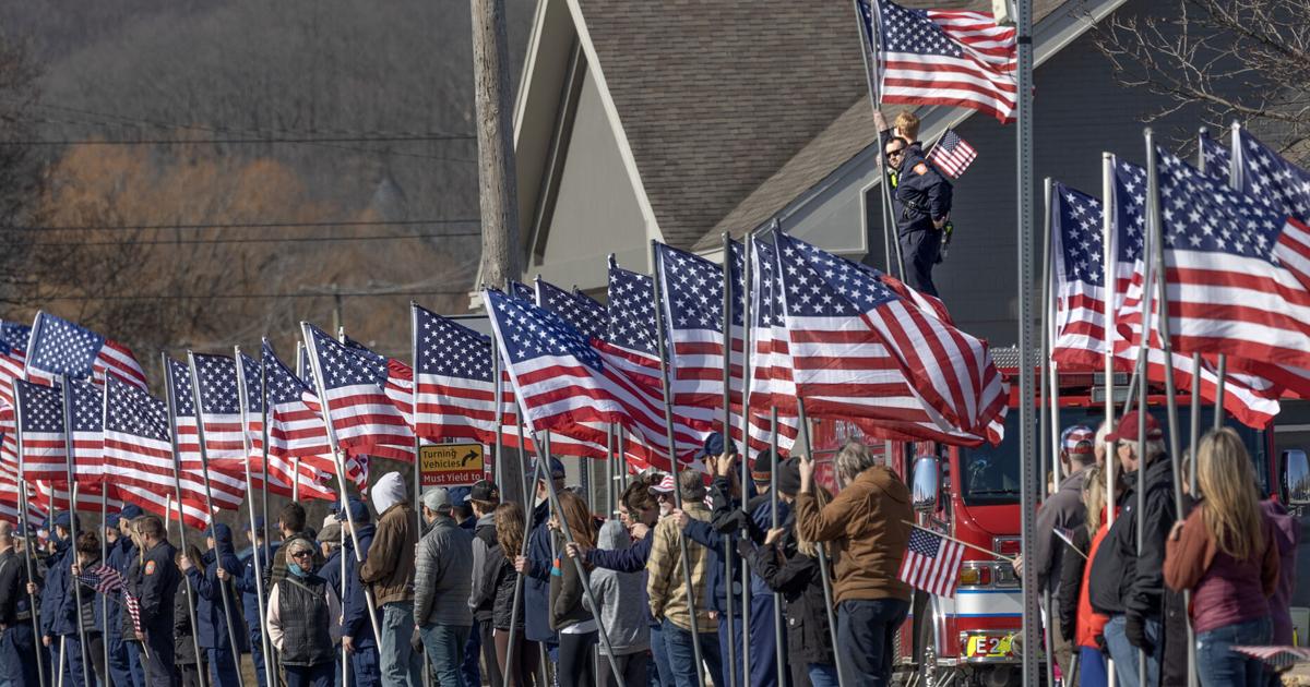 ‘Heartbreaking that he’s gone:’ Fallen Marine is laid to rest in