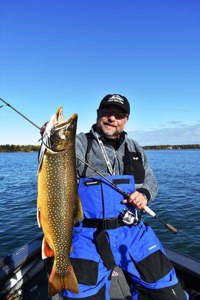 Bob Gwizdz Splendid Splake Lab Cross Between Lake And Brook Trout Is Large Fast Local News Record Eagle Com