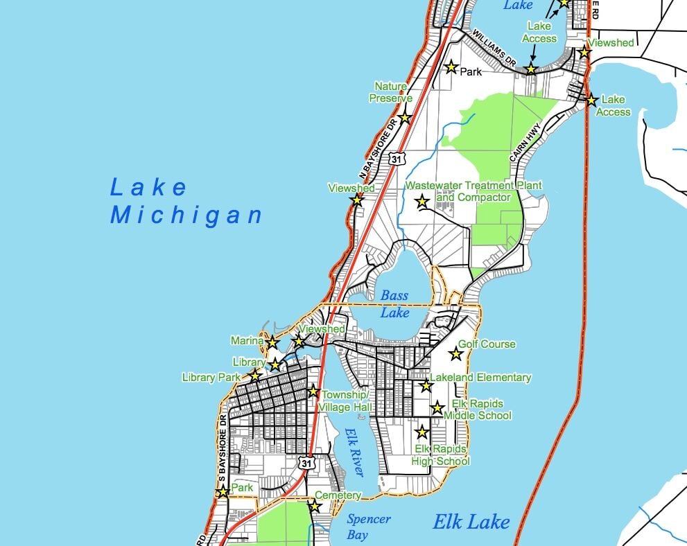 Elk Rapids Michigan Map Legality Of Elk Rapids District Library Lease Questioned | News |  Record-Eagle.com