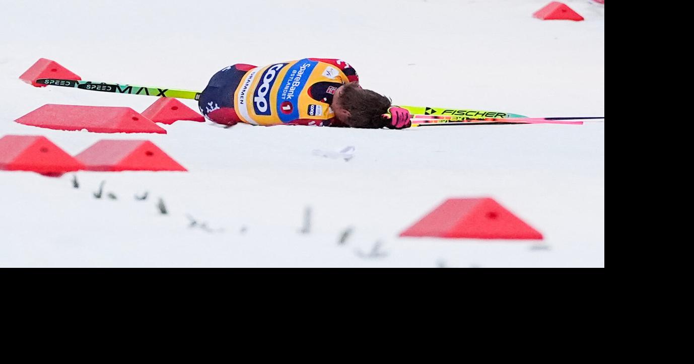 Winter Olympics star Klaebo taken to hospital after crashing in World Cup sprint race
