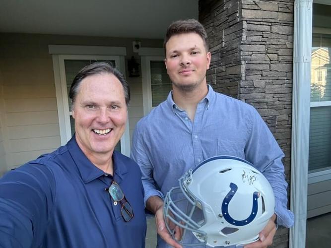 Indianapolis Colts Helmet - National Football League (NFL) - Chris