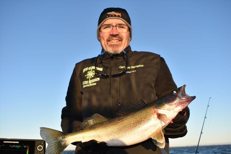 Bob Gwizdz: Cold, choppy day on Saginaw Bay yields walleye that