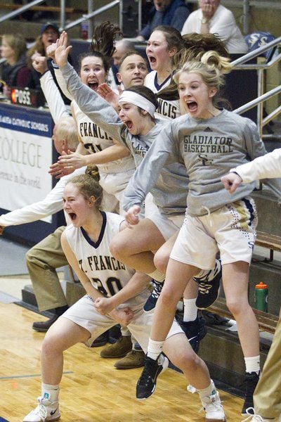 Right Place, Perfect Time: TC St. Francis beats East Jordan on last second buzzer-beater