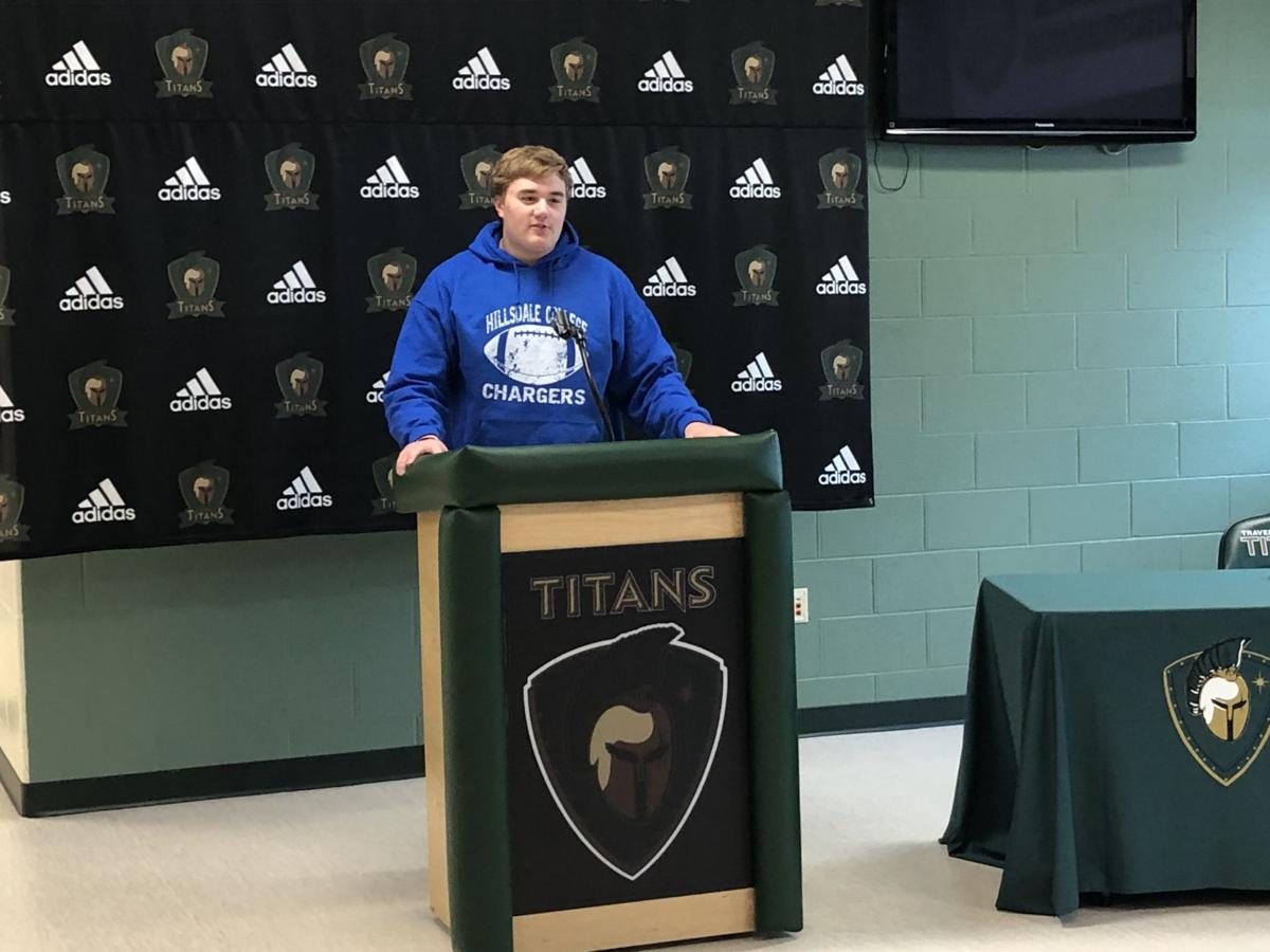Tc West S Tokie Signs With Hillsdale Local Sports Record Eagle Com