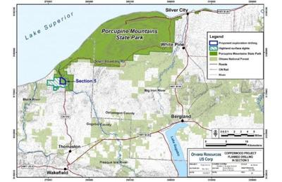 drilling eagle record concern porcupine raises environmental mountains happening gogebic county map where