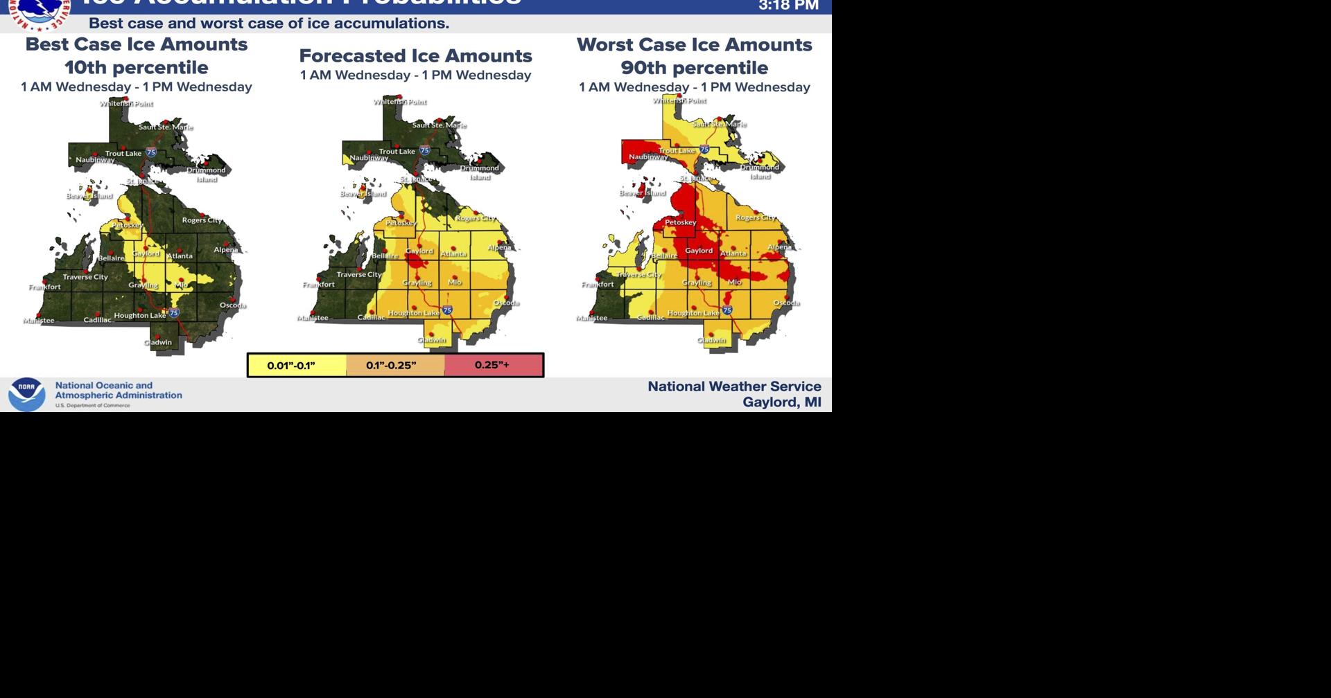 STORM AHEAD: Ice, sloppy snow in forecast for parts of northern ...