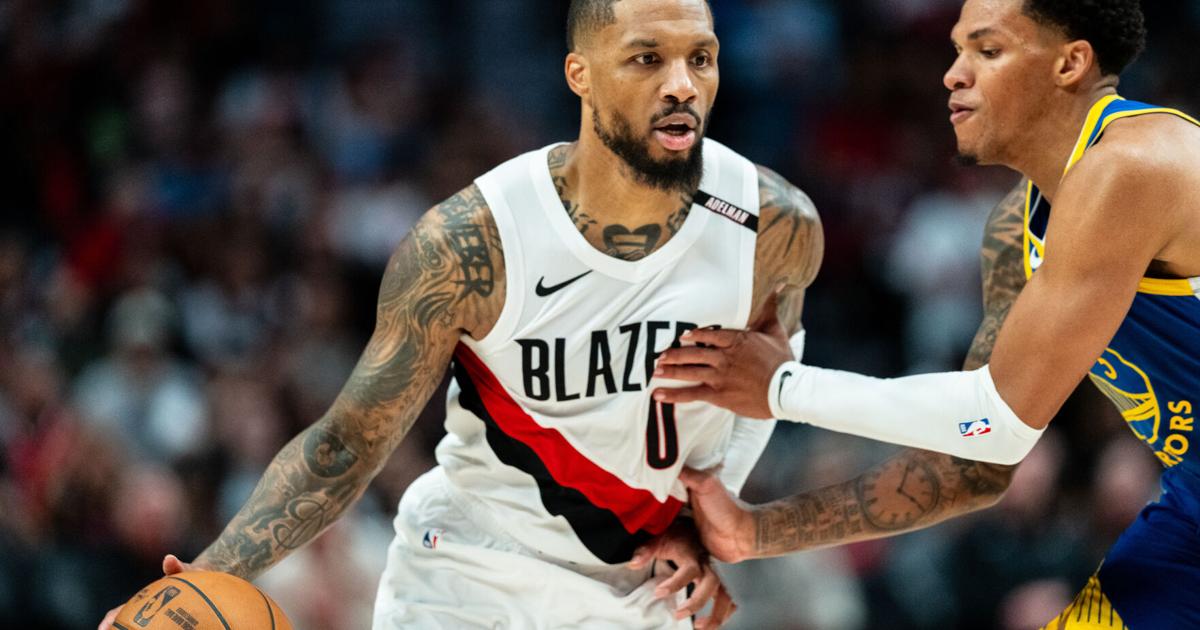 Photo: Traverse City Record-Eagle Damian Lillard Returns to Portland Trail Blazers After Achilles Injury