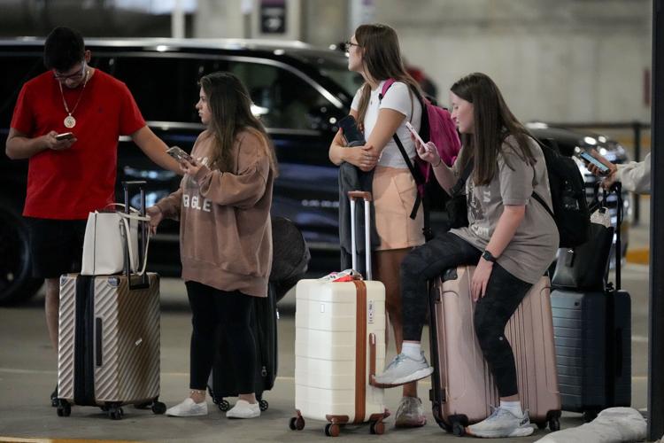 Travelers are getting a head start on the long Labor Day weekend Ap