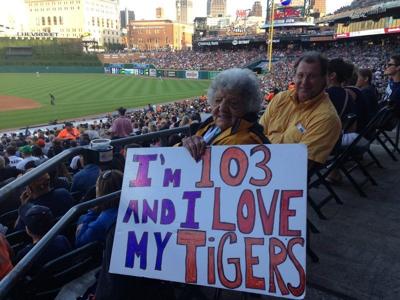 103-year-old Tigers fan to throw out first pitch, Local Sports