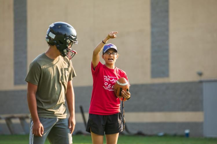 Hawthorne High School has its first female varsity football coach