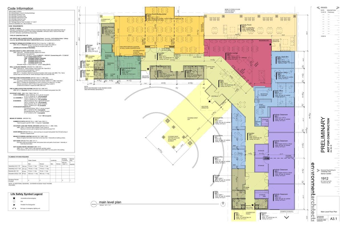 Engineering floor plan for new senior center Local News