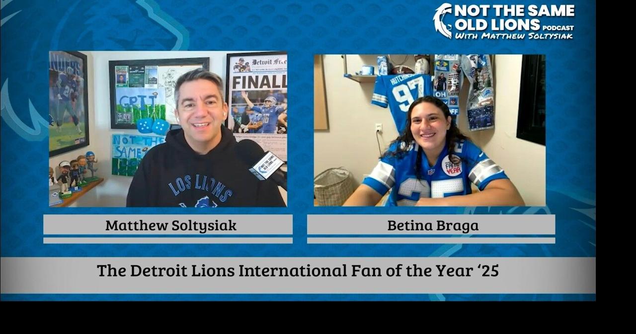 Meet Betina Braga: Detroit Lions 2025 International Fan of the Year | Brazil to One Pride