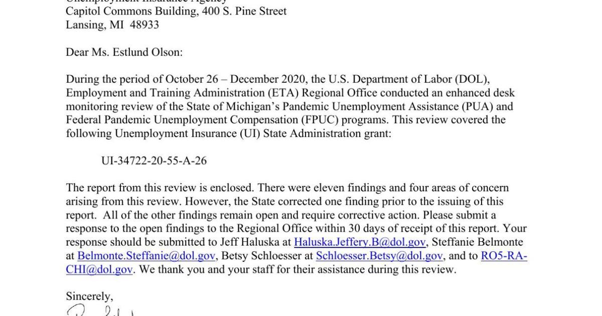 Formal Protest Unemployment Letter