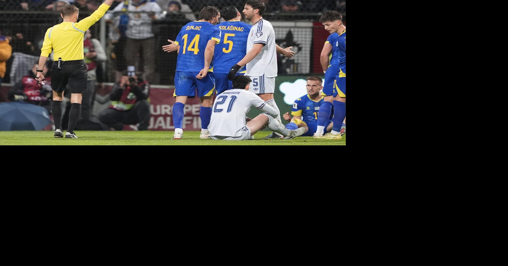 Italy's Bastoni was already facing boos even before getting the blame for latest World Cup failure