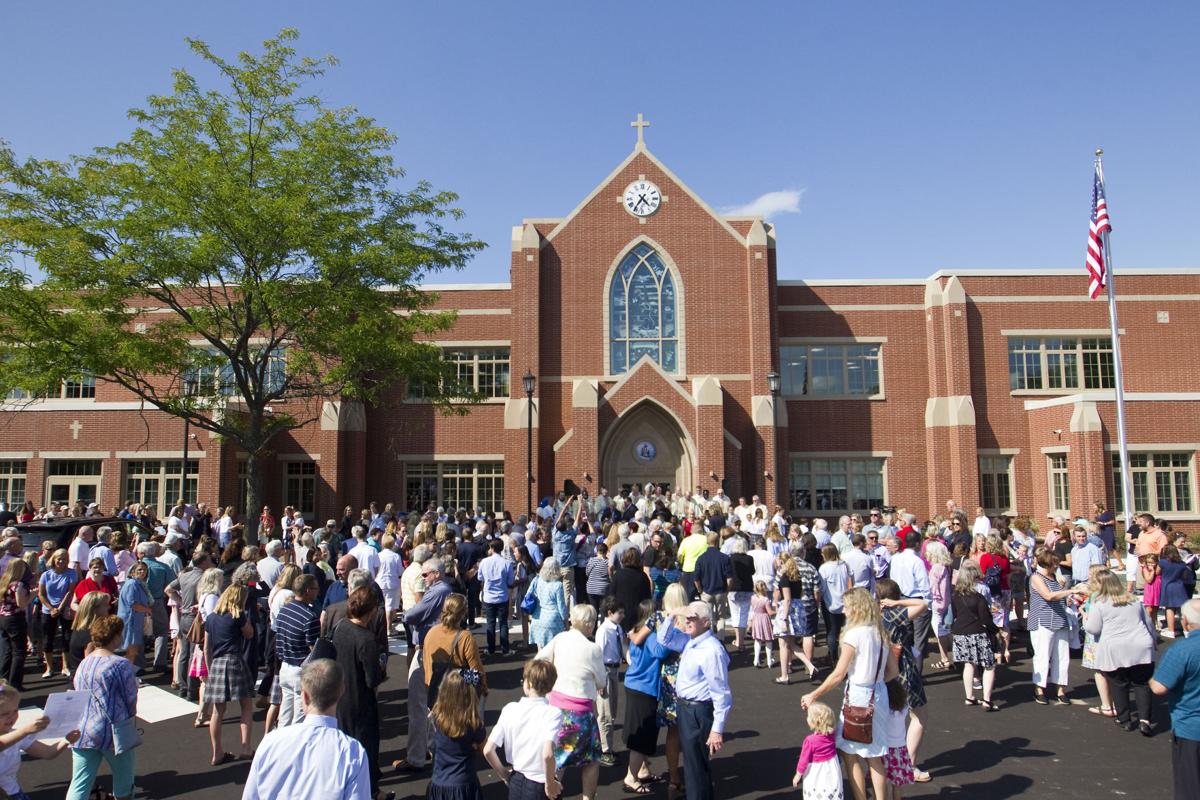 Ribbon Cut On Immaculate Conception Elementary Local News Record Eagle Com
