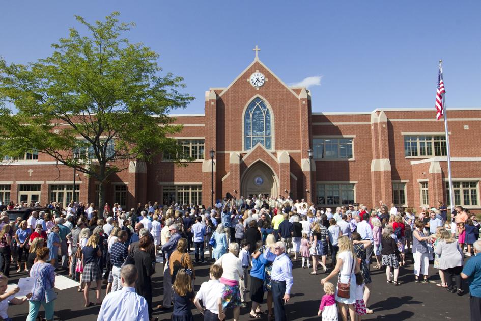 Ribbon Cut On Immaculate Conception Elementary Local News Record Eagle Com