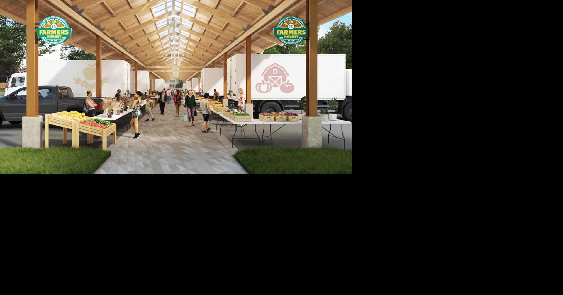 Farmers market pavilion moves forward as-is after traffic talk