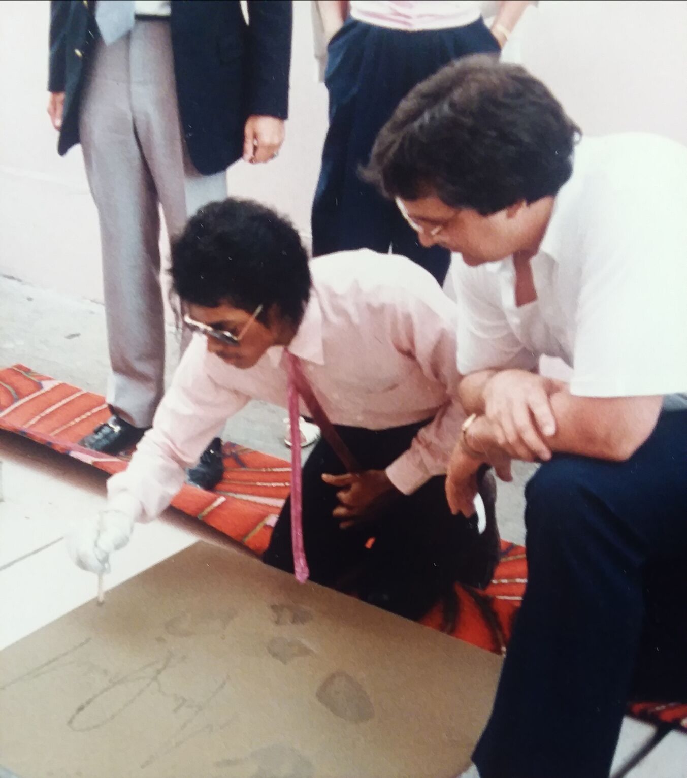 Leelanau man once owned Michael Jackson s Broken Heart handprint