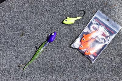 fish arrow lures Flash J Fly 1.3 Time on the water and offered in flick Down South Color:Yellow Walleye