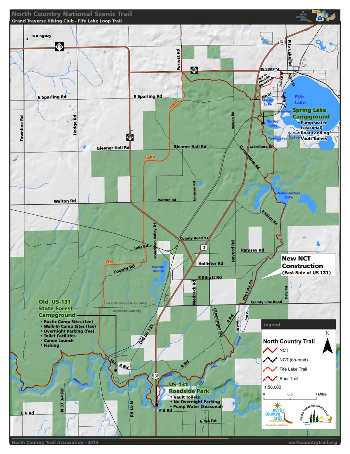 Fife Lake fortifies foot traffic on the North Country Trail GO
