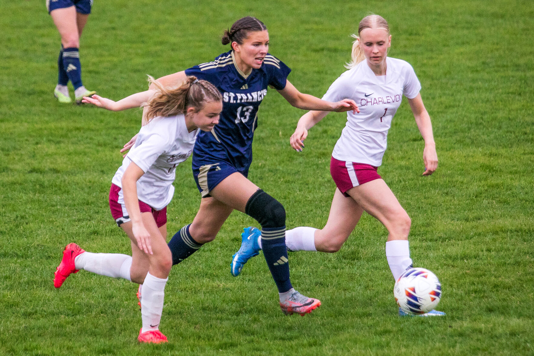 Traverse City St. Francis Defense Guides Gladiators to Victory with Lilianna David’s Two Goals