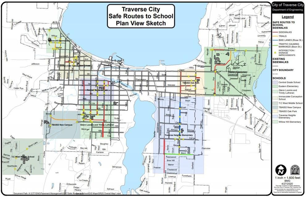 Traverse City getting more sidewalks, paths Local News