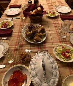 At the Table: Recreating a log cabin meal with dear friends