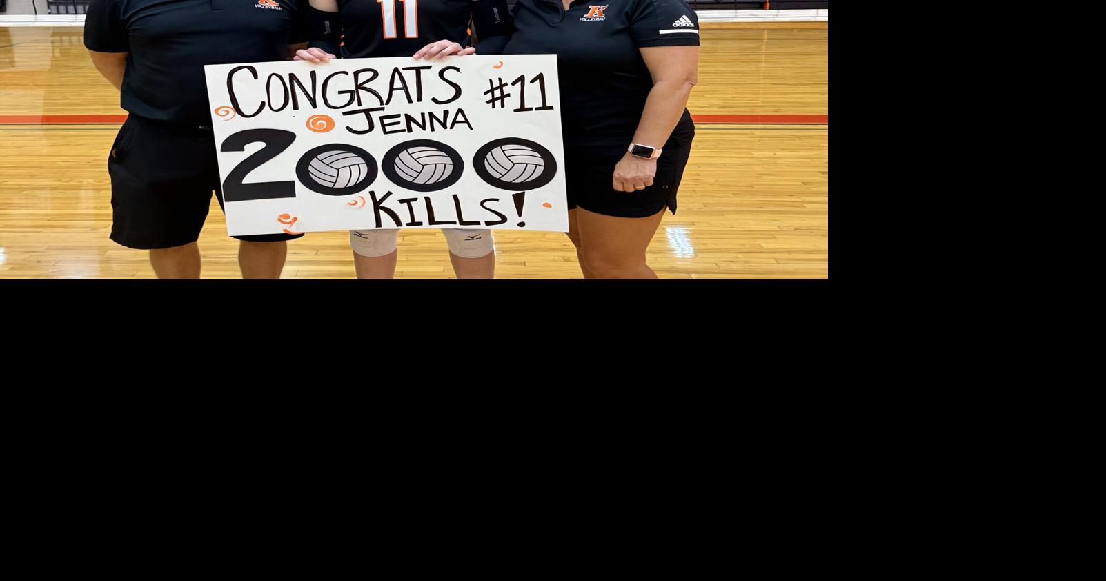 Prep roundup: Middleton spikes 2,000th kill, looking toward school record Tuesday; Kemp reaches 2,000 digs