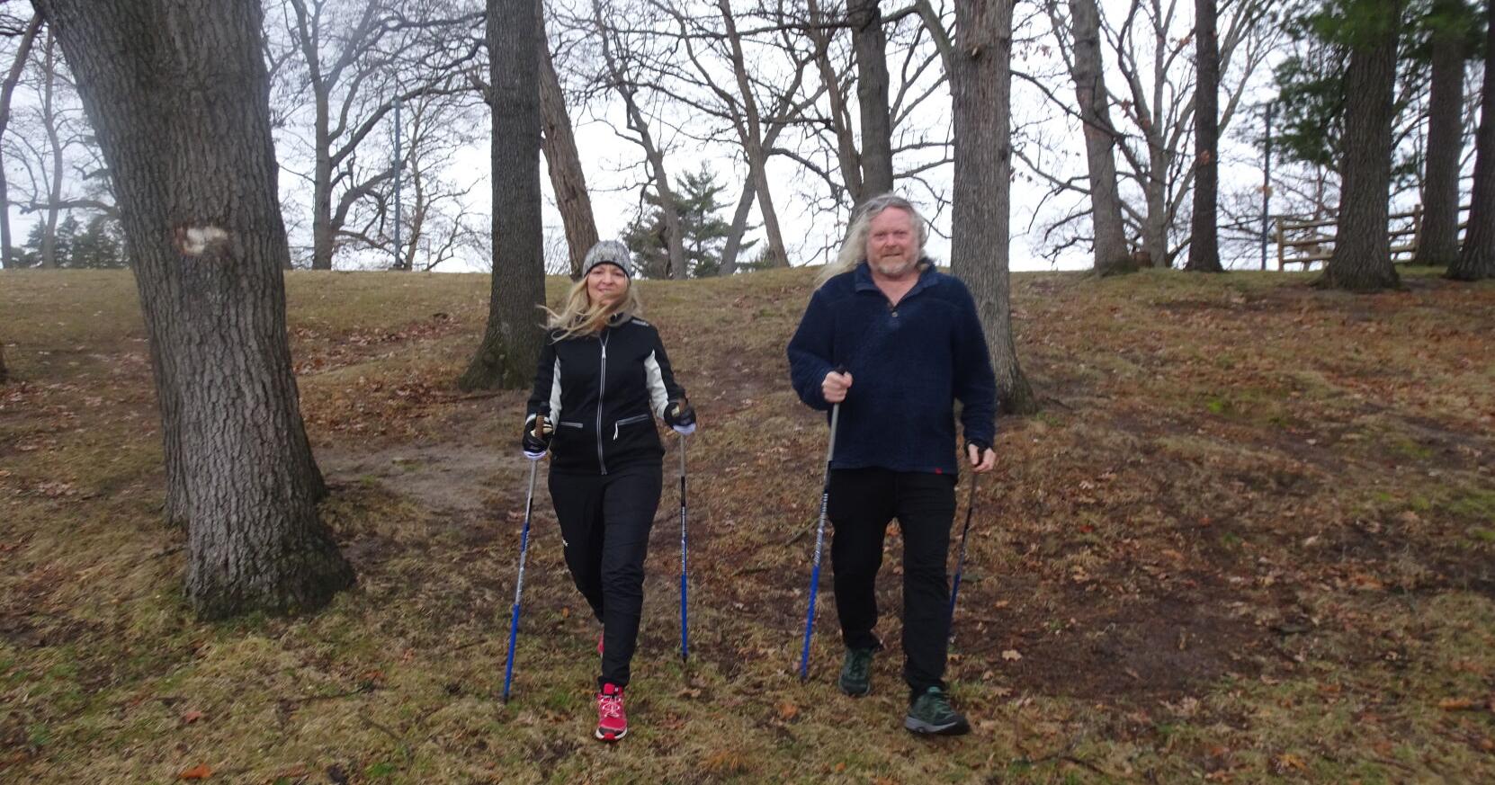 On the Trails: Scant snow prompts 'ski walking'