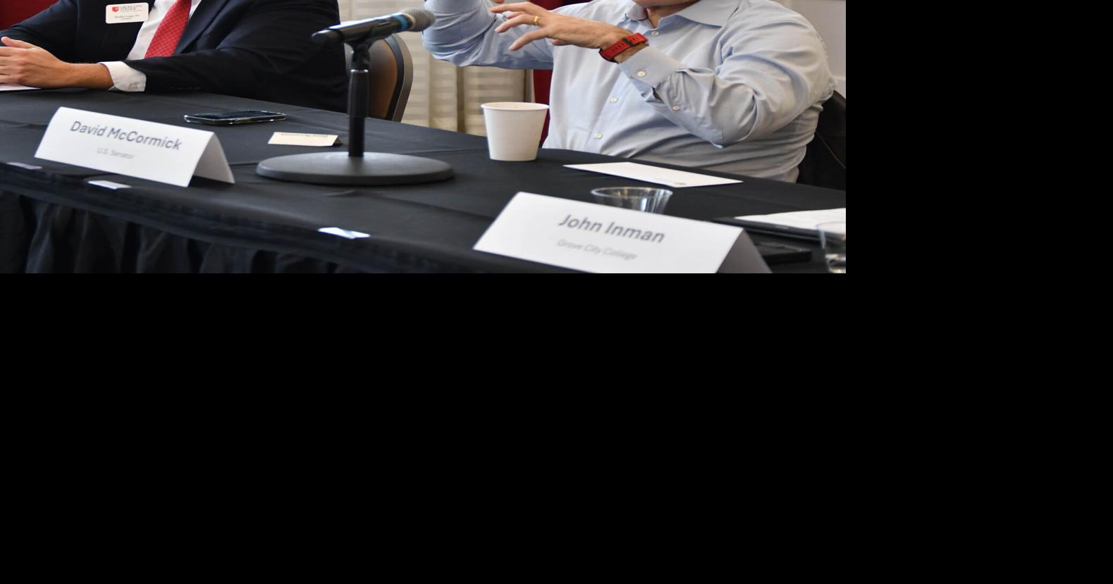 Sen. McCormick takes economic temperature at Grove City event | News ...