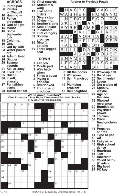 Crossword Puzzle Entertainment recordargusnews com