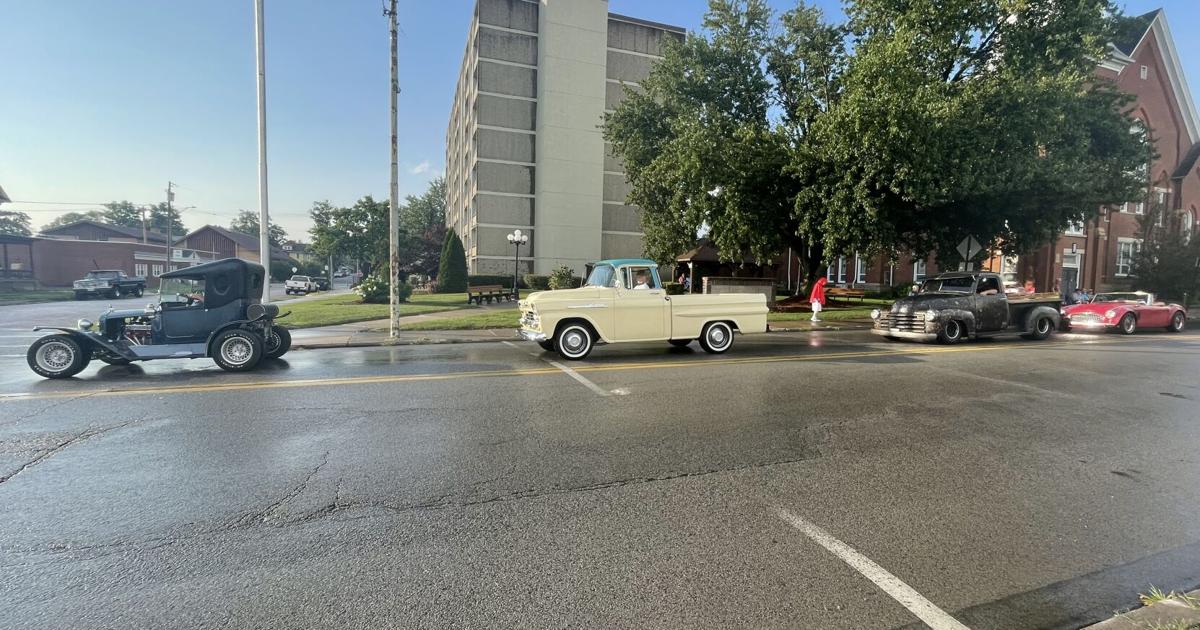 Rolling car show honors Phil Godfrey as drivers cruise through Greenville, Jamestown