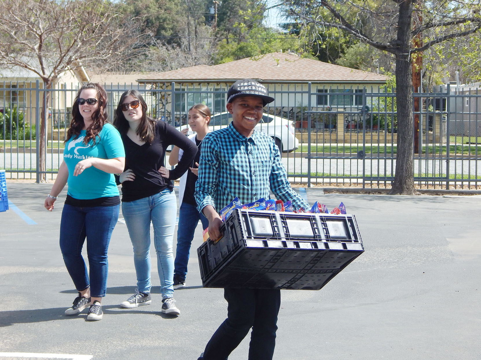 Table of Plenty donates snacks to after school program at Highland