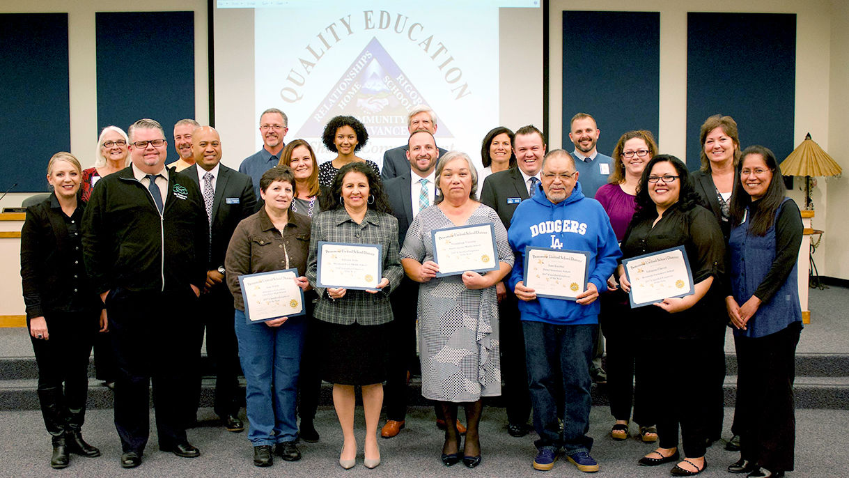 Beaumont Unified employees of the year recognized Schools