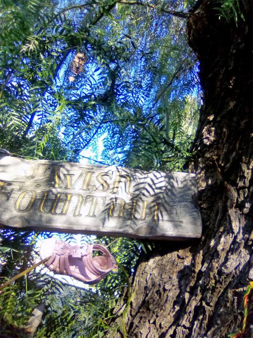 Wish Fountain sign