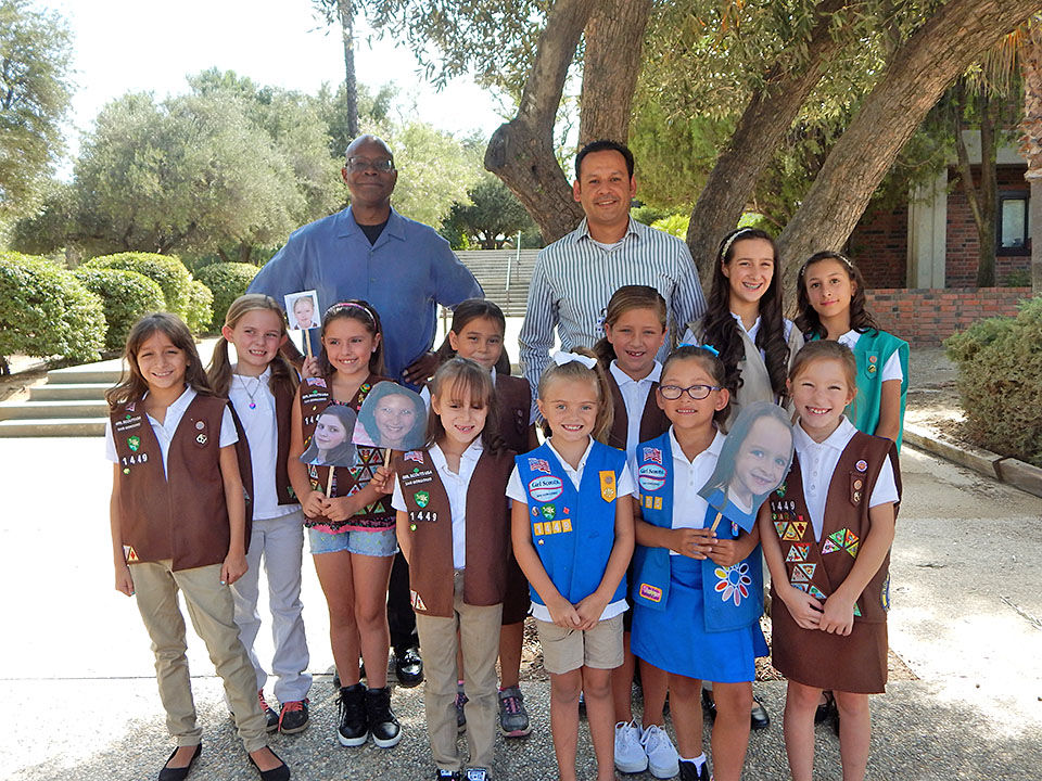 Girl Scout Troop 1449 delivers school supplies Community