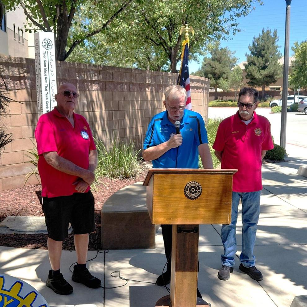Rotary unveils peace pole as beacon of regional unity