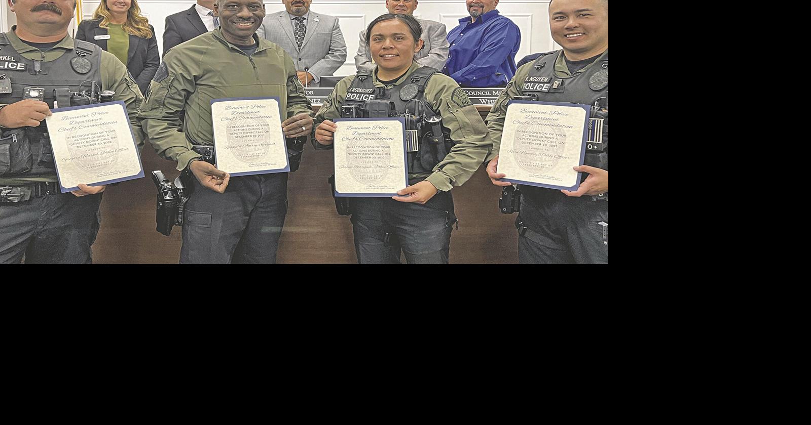 Beaumont officers receive Chief’s Commendations News
