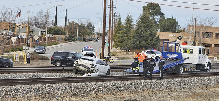 Train strikes car in Beaumont Local News recordgazette