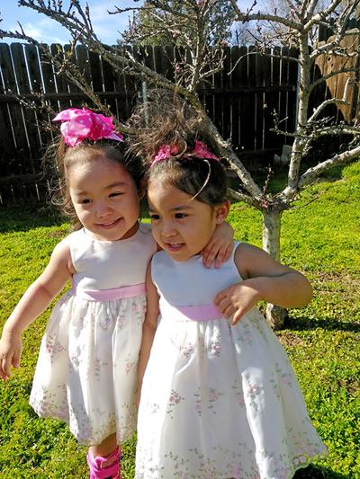 Isabella and Lilyanna Espinoza
