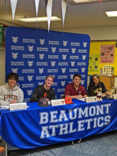 Beaumont's sports signers