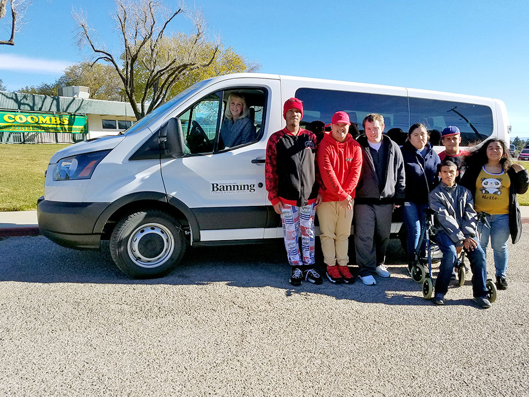 Special Education students have a van to call their own